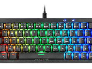 Teclado Mars Gaming RGB USB-C Negro