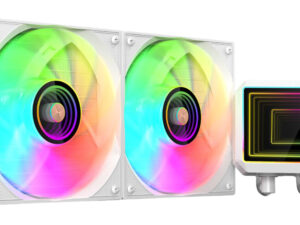 Ref. Líq. Mars Gaming AIO ARGB 2x12cm Blanco