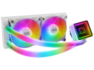 Ref. Líq. CPU Mars Gaming 500W ARGB Blanca