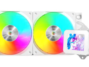 Ref. Líq. Mars Gaming ARGB 2x120mm Blanca