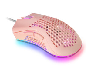 Ratón Mars Gaming Óptico RGB USB 32000dpi Rosa