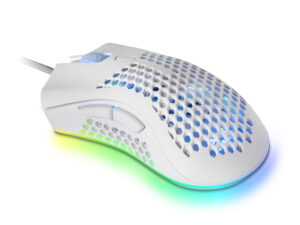 Ratón Mars Gaming Óptico RGB USB 32000dpi Blanco