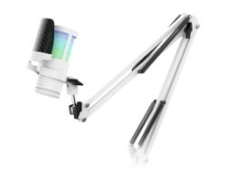 Micrófono Profesional Mars Gaming 3.5mm Blanco