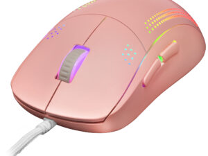 Ratón Mars Gaming Óptico RGB USB 32000dpi Rosa