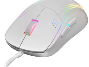 Ratón Mars Gaming RGB USB-A 32000dpi Blanco