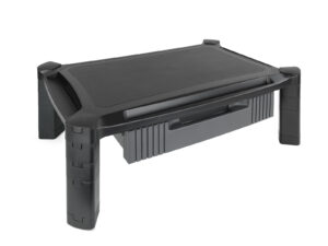 Soporte Elevador TOOQ Multiusos Cajón Negro