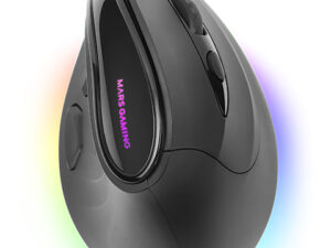 Ratón Vertical Mars Gaming RF BT 8400dpi Negro