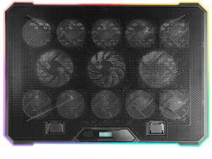 Base Refrigeración Mars Gaming 17" ARGB Negra