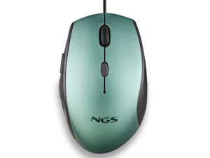Ratón NGS Ergonómico Óptico USB 1600dpi Verde