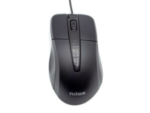 Ratón NILOX Óptico USB-A 1000dpi Negro