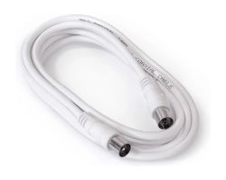 Cable Engel Axil Antena M/H 2.5m Blanco