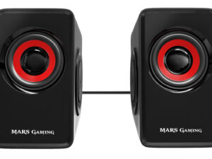 Altavoces Mars Gaming 2.0 10W USB 3.5mm Negros