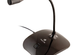 Micrófono de Sobremesa NGS 3.5mm Negro