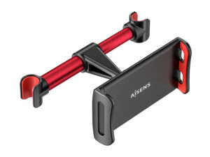 Soporte coche AISENS Reposacabeza Rojo