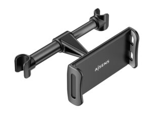 Soporte coche AISENS Reposacabeza Negro