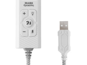 Tarjeta Sonido Mars Gaming 7.1 USB 1.5m Blanca