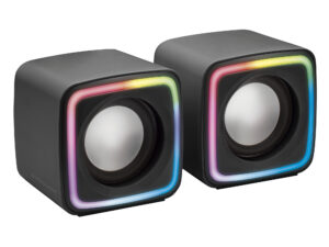 Altavoces Mars Gaming DSP 8W 2.0 RGB Negros