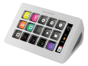 Control Deck Mars Gaming LCD 15 Teclas Blanco