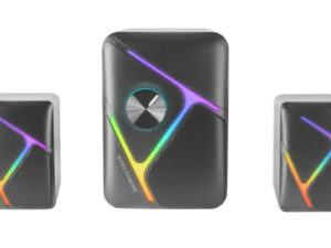 Altavoces Mars Gaming 2.1 RGB 35W Negros