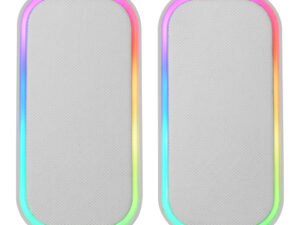 Altavoces Mars Gaming 2.0 20W RGB BT Blancos