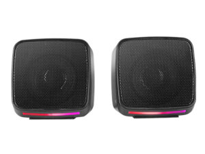 Altavoces Mars Gaming 10W RGB 3.5mm/USB Negros