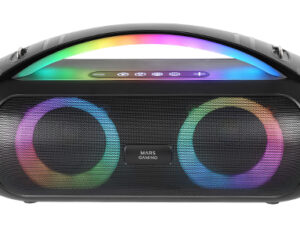 Altavoz Mars Gaming RGB 50W 3.5mm BT Negro