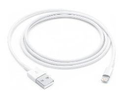 Cable Apple USB-A/M a Lightning/M 1m Blanco