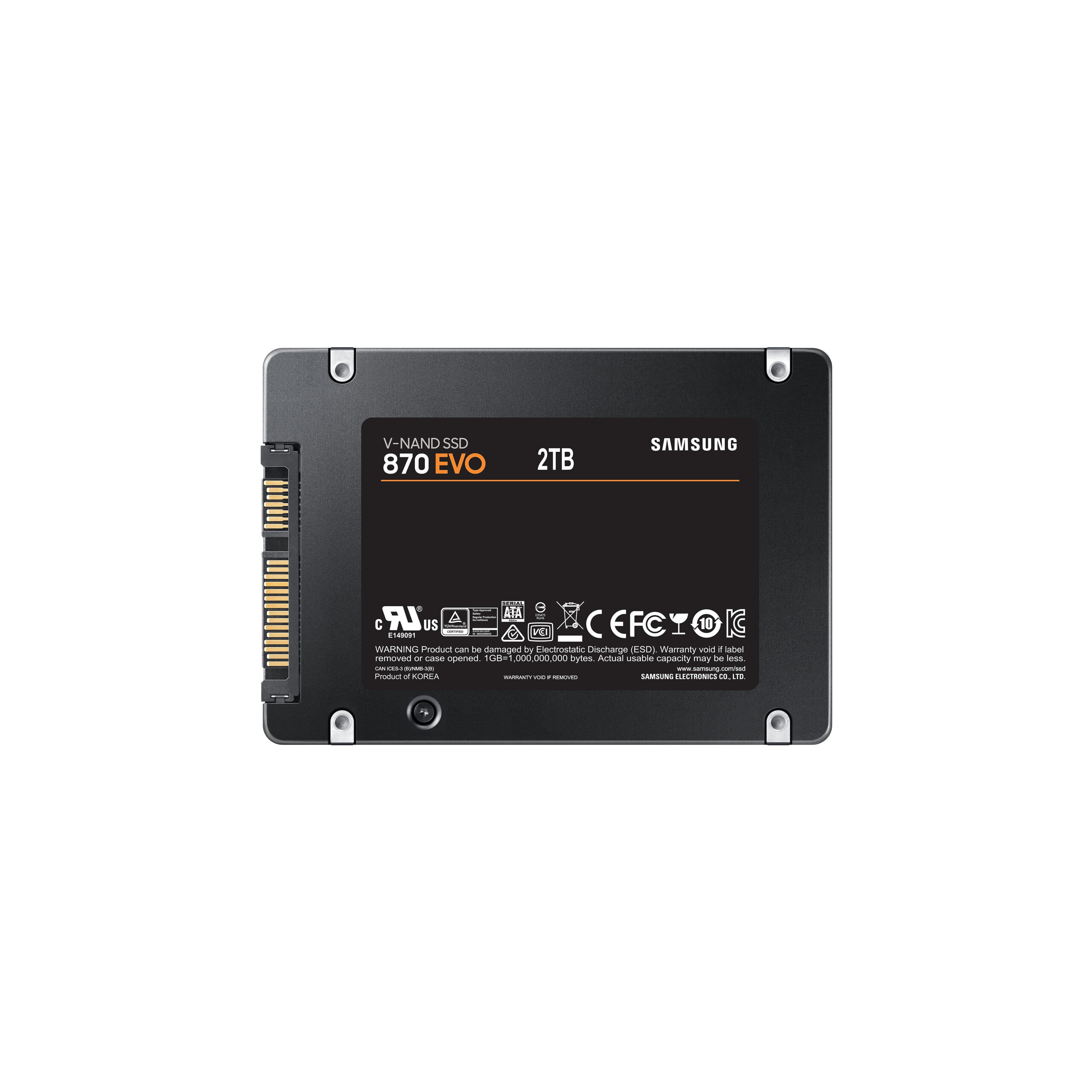 SSD Samsung 870 Evo 2.5" 2Tb SATA3 SSD Samsung 870 Evo 2.5" 2Tb SATA3