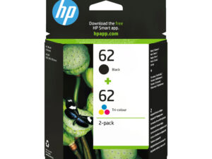 Tinta HP 62 Pack Tricolor/Negro