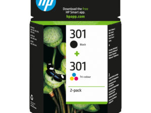 Tinta HP 301 Pack Tricolor/Negro 3ml/3ml