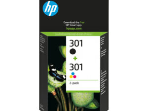 Tinta HP 301 Pack Tricolor/Negro 3ml/3ml