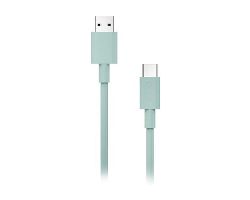 Cable NUBBEH Borealis USB-A/USB-C Turquesa