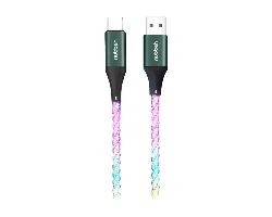 Cable NUBBEH LED USB-A a USB-C 3A 1m