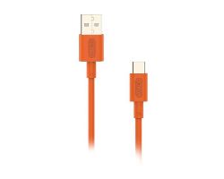 Cable NUBBEH Elisium USB-A/USB-C Naranja