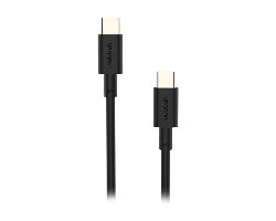 Cable NUBBEH Elisium USB-C/USB-C 1m Negro