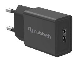 Cargador Pared NUBBEH 1USB-A 10W Negro