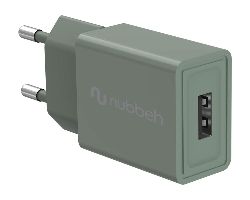Cargador Pared NUBBEH 1USB-A 10W Verde
