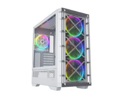 Caja Nfortec Draco X RGB ATX Blanca