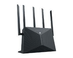 Router STONET WiFi 6 DualBand 3xRJ45 GbE Negro