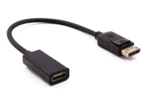 Cable NILOX DP/M a HDMI/H 0.15m Negro