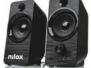 Altavoces NILOX 2.0 6W USB Negros