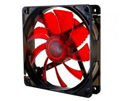 Ventilador NOX Coolfan 120mm Negro/Rojo