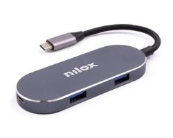 Dock NILOX USB-C a 3xUSB-A 1xUSB-C PD/HDMI