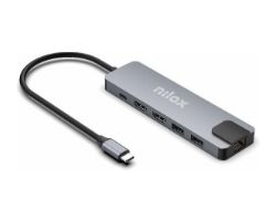 Dock Station NILOX 8en1 Dual 4K USB-C Dock Station NILOX 8en1 Dual 4K USB-C