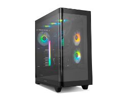 Caja Gaming NOX Ether ATX ITX Negra