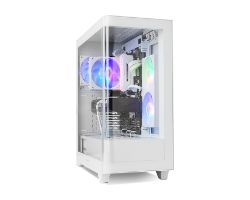 Caja Gaming NOX Ether ATX ITX Blanca