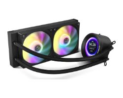 Ref. Líq. NOX X-240 LCD 240mm Negra