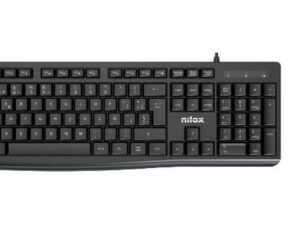 T+Ratón NILOX Óptico USB 1200dpi Negro