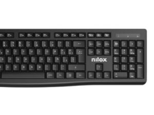 Teclado+Ratón NILOX Wireless 1600dpi Negro