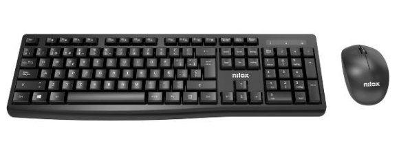 Teclado+Ratón NILOX Wireless 1600dpi Negro Teclado+Ratón NILOX Wireless 1600dpi Negro